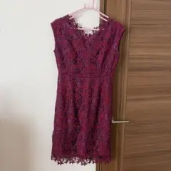 MERCURYDUO レース花柄ワンピース