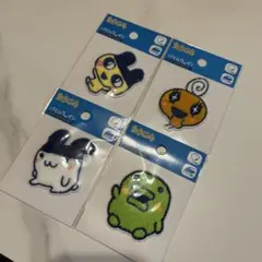 たまごっち　パイルワッペン　4種類　まめっち　くちぱっち　めめっち　みみっち