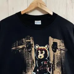 00s カニエ・ウェスト ツアー ブラック 黒 両面プリント ラップ Tシャツ