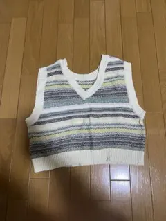 niko and... Vネックニットベスト Mサイズ