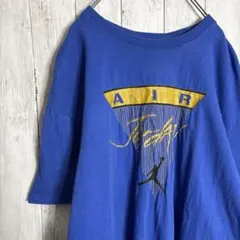 【海外モデル】2000s 古着 ナイキ ジョーダン ブルー Tシャツ #520