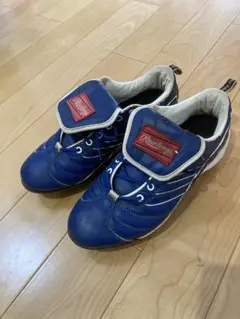 Rawlings 青 スパイクシューズ