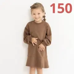 NO.3499 ブランシェス 長袖 ワンピース 女の子 150