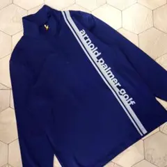 極美品 Arnold Palmer Golf ハーフジップ ジャージ素材 裏起毛