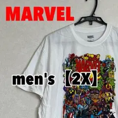 A337 【MARVEL】半袖プリントTシャツ【2X】