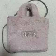 furfur ショルダーバッグ ピンク