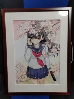ヘブンバーンズレッド×Angel Beats! コラボ　複製原画　入江みゆき ヘブンバーンズレッド×Angel Beats! コラボ 複製原画 入江みゆき