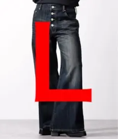 【CLEL】ヴィンテージデザイン パンタロンデニムパンツ インディゴブルー