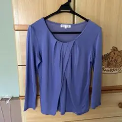 自由区 ★切り替えカットソー 長袖 フルジップ スエード 40 ブラウン 自由区 ☆切り替えカットソー 長袖 フルジップ スエード 40 ブラウン