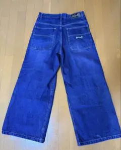 BLESSU ブレスユー ワイド デニムパンツ ダブルニー ブラック - メルカリ