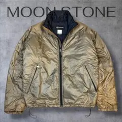 90s MOONSTONE ヴィンテージパデッドジャケット パフ 中綿 ベージュ