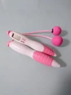 デジタルカウンター付き縄跳び ピンク　使用済