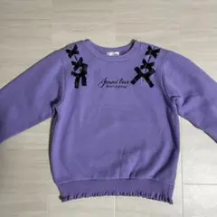 ジェニィラブ 裏起毛トレーナー