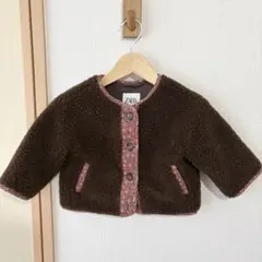ZARA ボアアウター 6-9ヶ月