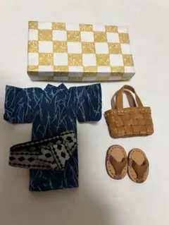 ディーラー製 ねんどろいどどーる オビツ11 浴衣 サンダル バッグ 服