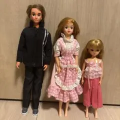 タカラ 1996年 レトロ リカちゃん 人形 3体 - メルカリ