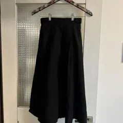 pink adobe 黒 フレアスカート M
