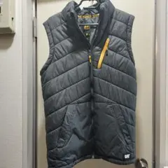 【貴重】Caterpillar　キャタピラー　ベスト　メンズ　グレー　Mサイズ