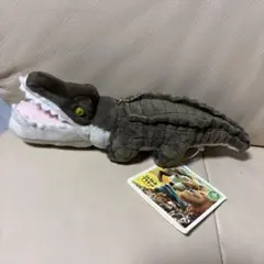 シャクレルプラネット ワニ ぬいぐるみ タグ付き