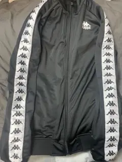 Kappa ブラック ジップアップジャケット XL