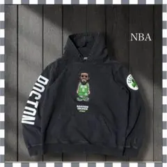 2453/NBAボストンセルティックス チーム刺繍ロゴ パーカープルオーバーM