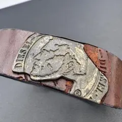 DIESEL ディーゼル レザー ブレスレット ブレイブマン メンズ