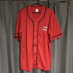 NTTドコモレッドハリケーンズ　ベースボールシャツ　サイズフリー