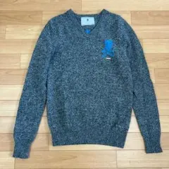 MARK & LONA スカルデザイン Vネックセーター