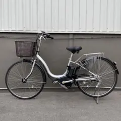電動アシスト自転車 シティタイプ シルバー - メルカリ