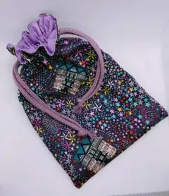 コップ袋 フリル 巾着 ハンドメイド リバティ プリント - メルカリ