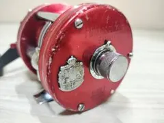 ★アブガルシア　アンバサダー5000　ビンテージ　リール 　レッド2 アブガルシア アンバサダー5000 ビンテージ リール レッド2