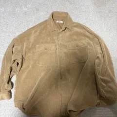 WEGO コーデュロイシャツ Sサイズ ベージュ