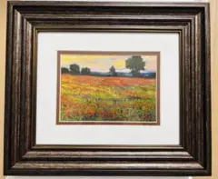 風景画: red field II