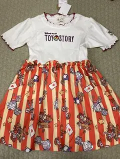 Disney Pixar トイ・ストーリー 半袖ワンピース 100cm