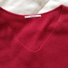 アンゴラニット vネック