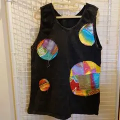 エルロデオ！カラフルパッチワークノースリーブベスト