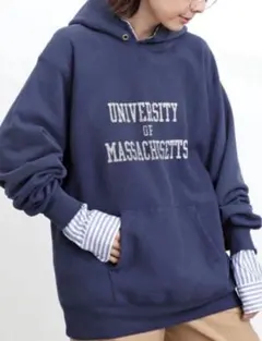 L´Appartement別注 シュタンバウム スウェットパーカー ネイビー