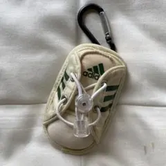 【希少】old adidas カラビナ付きポーチ 小物入れ