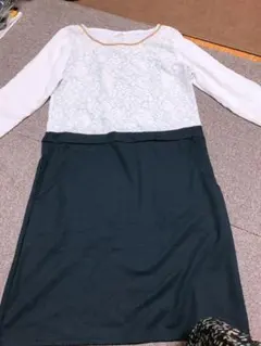 【VIS】ワンピース 切り返しワンピース Mサイズ