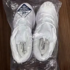 スポルディングホワイト スニーカー 25cm 4E幅