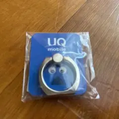 UQ mobile スマホリング シルバー⭐︎ムック