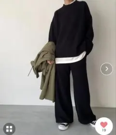 キャナルジーン　ニットセットアップ