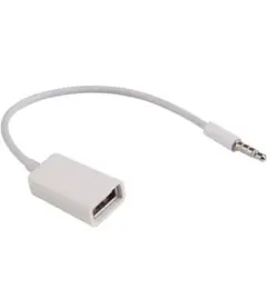 AUX端子用 オーディオプラグジャック ケーブル 車用アクセサリー