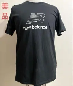 美品　New Balance ニューバランス Tシャツ ブラック　M