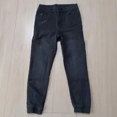 新品H&M ダークグレー ジャガーパンツ 134 8-9y