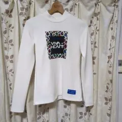 VIVA HEART ホワイト タートルネック M