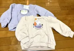 【新品・未使用】ブランシェス　トレーナー　長袖　100センチ 裏起毛