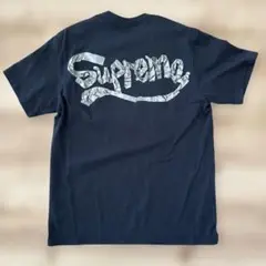 Supreme Tape Tee Navy