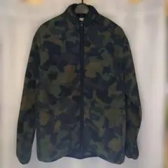 迷彩柄フリースジャケット