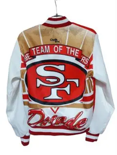 90s 49ers スタジャン 貴重 激レア チカーノ ローライダー VINTAGE NFL SAN FRANCISCO 49ERS SUPER BOWL CHAMPION JACKET